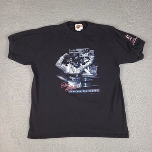 Vintage Dale Earnhardt T-Shirt Mens XL Black Nascar‎ Daytona Win Racing